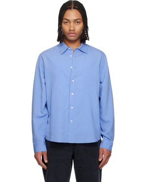 Hope Chemise Décontractée Bleue À Boutons