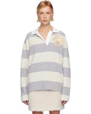 Moncler Off- Long Sleeve Polo - Multicolour