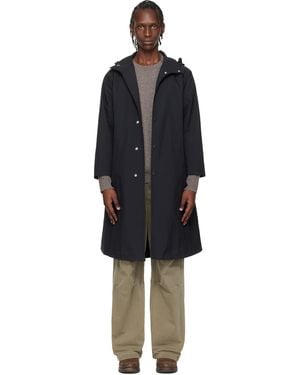 Nanamica 2L Nylon Gore-Tex Hooded Coat - Black