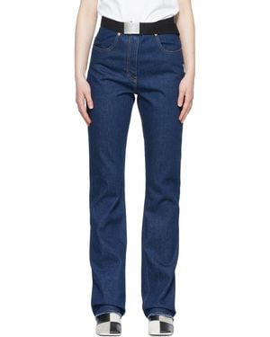 MM6 by Maison Martin Margiela Belt Jeans - Blue