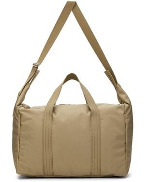 The Row Beige Logan Duffle Bag - Metallic