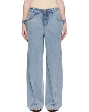 Christopher Esber Manta Sting Jeans - Blue