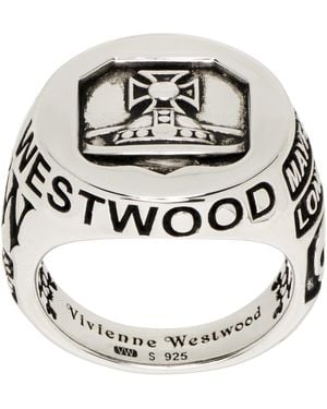 Vivienne Westwood Lancelot Chevalier Ring - Metallic