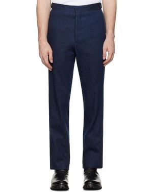 RRL Slim-Fit Denim Tuxedo Trousers - Blue