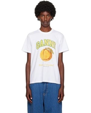 Ganni Orange Relaxed T Shirts for Men Up to 42 off Lyst