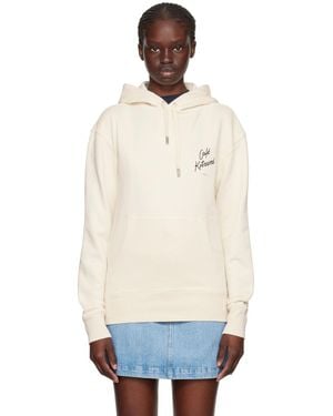 Maison Kitsuné オフホワイト Café Kitsuné フーディ - ブルー