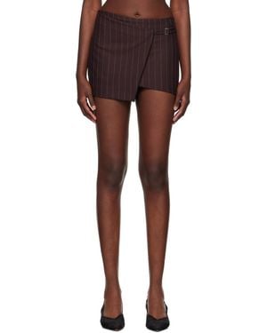 Bec & Bridge Bec + bridge minijupe jade brune - Multicolore