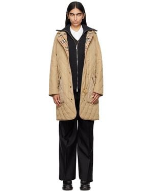 Burberry Roxby キルティングコート - ブラック
