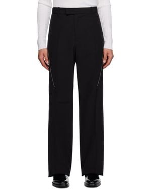 Ferragamo Black Tailored Pants