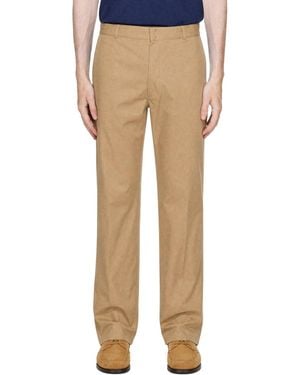 Ami Paris Pantalon En Coton - Neutre