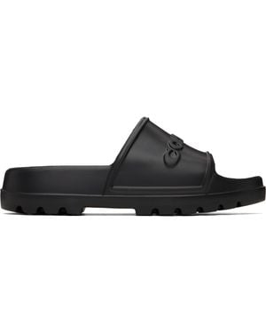 COACH Jesse Pool Slides - Black