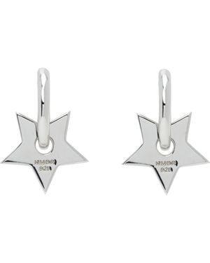 NUMBERING #7104 Earrings - Black