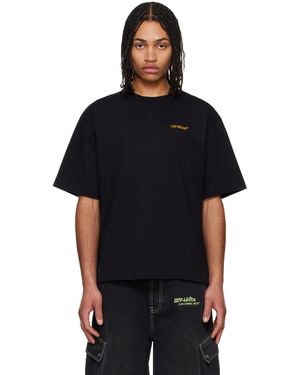 Off-White c/o Virgil Abloh ブラック テープアロー Tシャツ