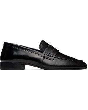 Dries Van Noten Leather Loafers - Black
