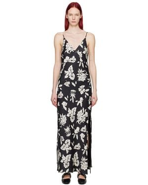 Rag & Bone Larissa Midi Dress - Black