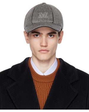 Max Mara Grey Nella Cap - Black
