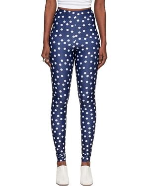 Jean Paul Gaultier 'The Polka-Dot' Leggings - Blue