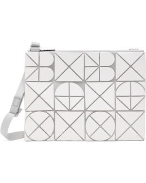 Issey Miyake Font Crossbody Bag - Metallic