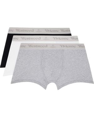 Vivienne Westwood Three-Pack Cotton Boxer Briefs - Black