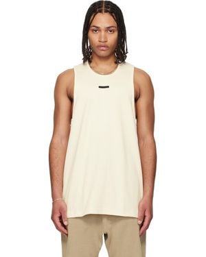 Fear Of God Off- Rib Tank Top - White