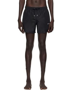 Balmain ブラック Logo スイムショーツ