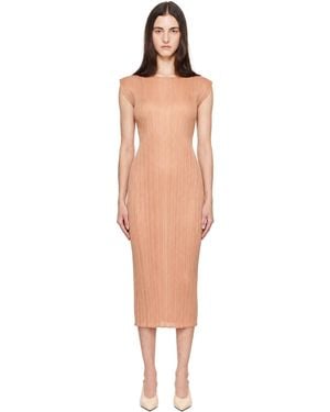 Pleats Please Issey Miyake Monthly Colours June Midi Dress - Multicolour