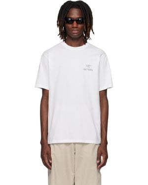 Arc'teryx Kragg Sl Cotton Bird Word S/S T-Shirt - White