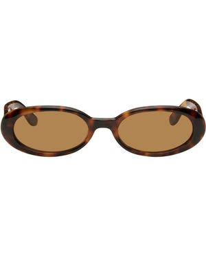 DMY STUDIOS Lunettes De Soleil Valentina Brunes - Noir