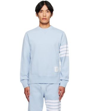 Thom Browne ブルー Classic Loopback 4-Bar スウェットシャツ