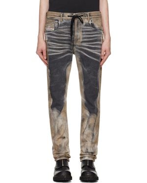 DIESEL グレー Regular 2030 D-Krooley トラウザーズ - ブラック