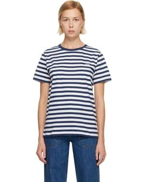 A.P.C. Standard Brodé' T-Shirt - Blue