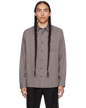 Vince Grey Vacation Shirt - Brown