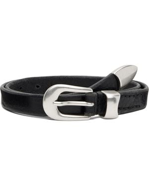 Our Legacy 2 Cm Belt - Black
