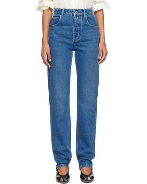Bottega Veneta Faded Denim Jeans - Blue