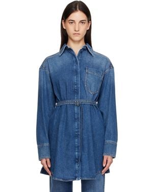 Sportmax Eridani Denim Jacket - Blue