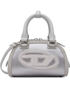 DIESEL 1Dr Dome Small Bowling Bag - Gray