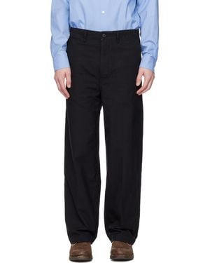 Visvim Ex Wide Chino Trousers - Black