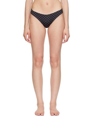 Fruity Booty Celine Polka Bikini Bottom - Blue