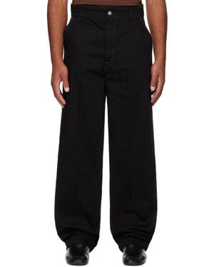 Lemaire ブラック Maxi Barrel Workwear ジーンズ