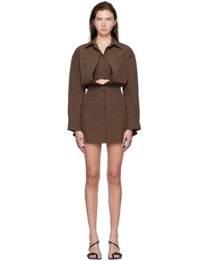 Jacquemus 'la Robe Baunhilha' Minidress - Black