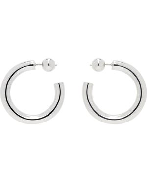 Sophie Buhai Small Everyday Hoop Earrings - Black