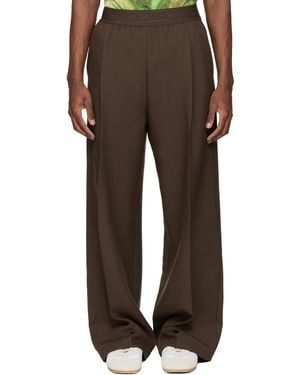 Stockholm Surfboard Club Relaxed Fit Trousers - Brown