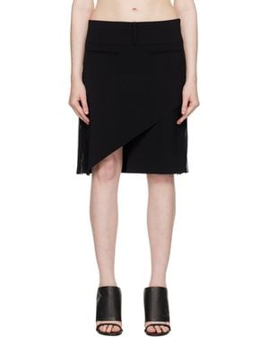 Courreges Infinity Pleats Miniskirt - Black