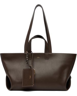A.P.C. 'Le Drummer' Tote - Brown