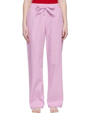 Tekla Poplin Pajama Pants - Pink