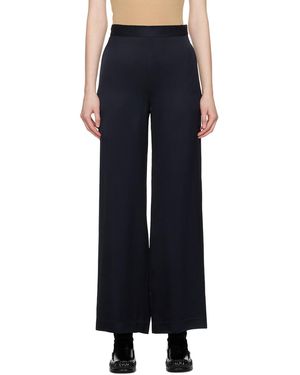 6397 Pantalon Liquid Bleu Marine - Noir