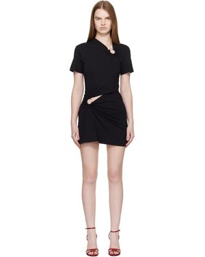 Rabanne Piercing Mini Dress - Black