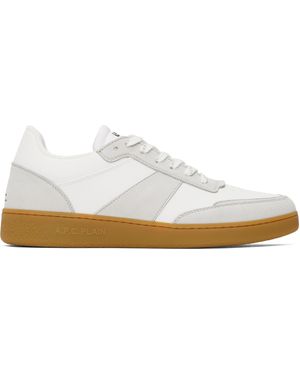 A.P.C. ホワイト＆グレー Plain スニーカー - ブラック