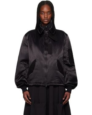 Y-3 Nylon Bomber Jacket - Black