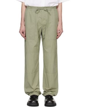 Bottega Veneta Light Cotton Twill Trousers - Green
